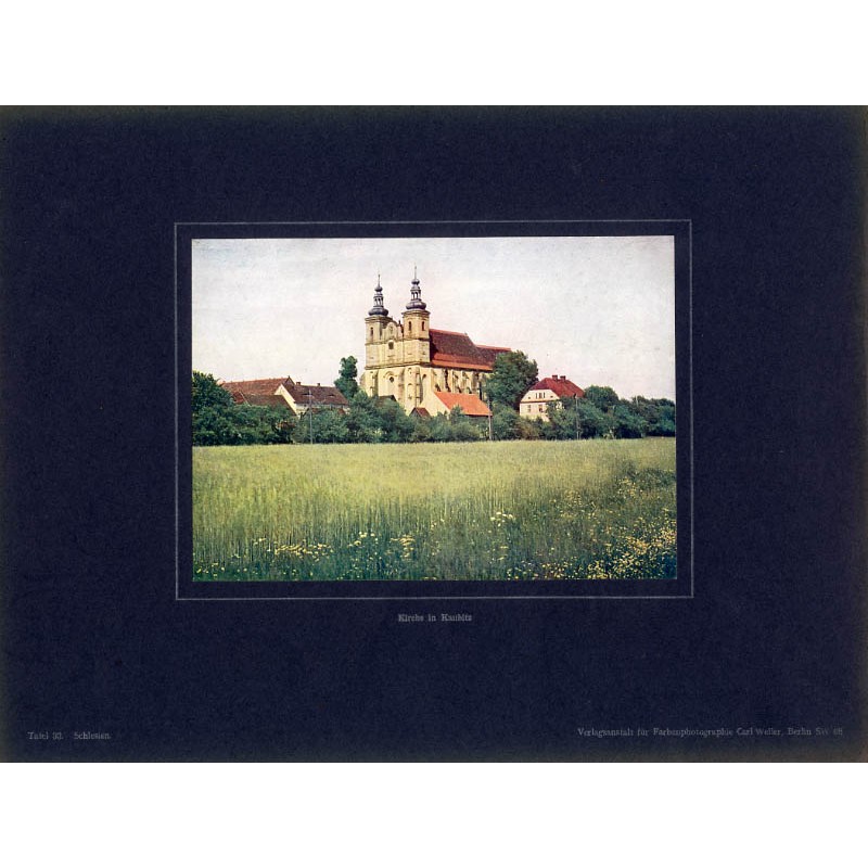 "Kirche in Kaubitz Tafel 33. Schlesien."