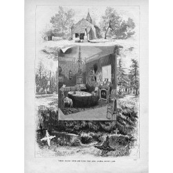 "Nohant: wnętrze salonu pani George Sand, pałac, pawilon, kościół i grób. 3338"