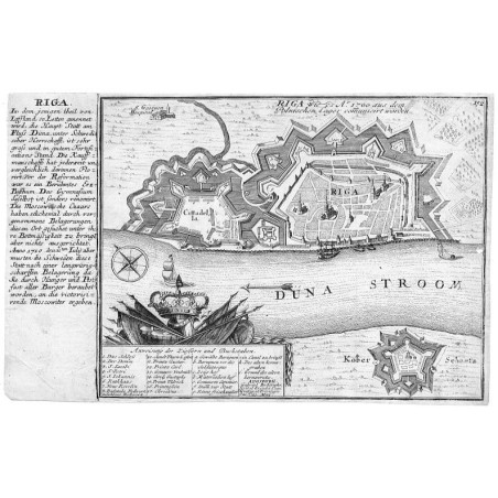 "RIGA Wie es A.º 1700 aus dem Polnischen Lagier comunicirt worden. 152"