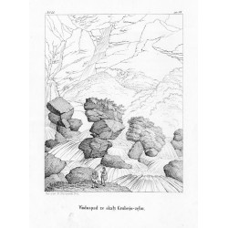 "Nr 51. Wodospad ze skały Grubego-zębu."