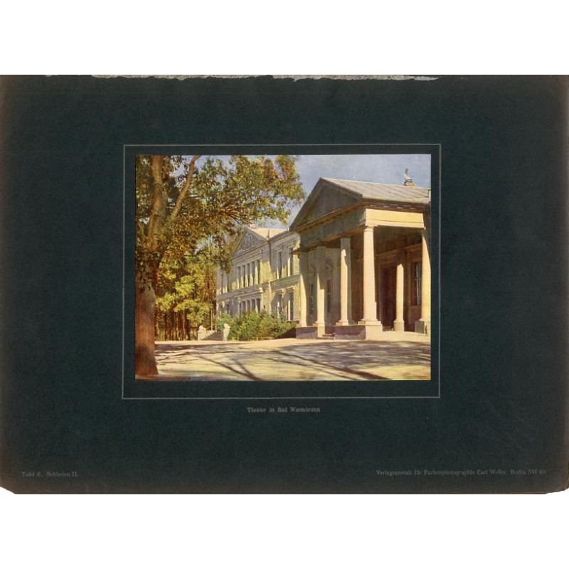 "Theater in Bad Warmbrunn Tafel 6. Schlesien II."