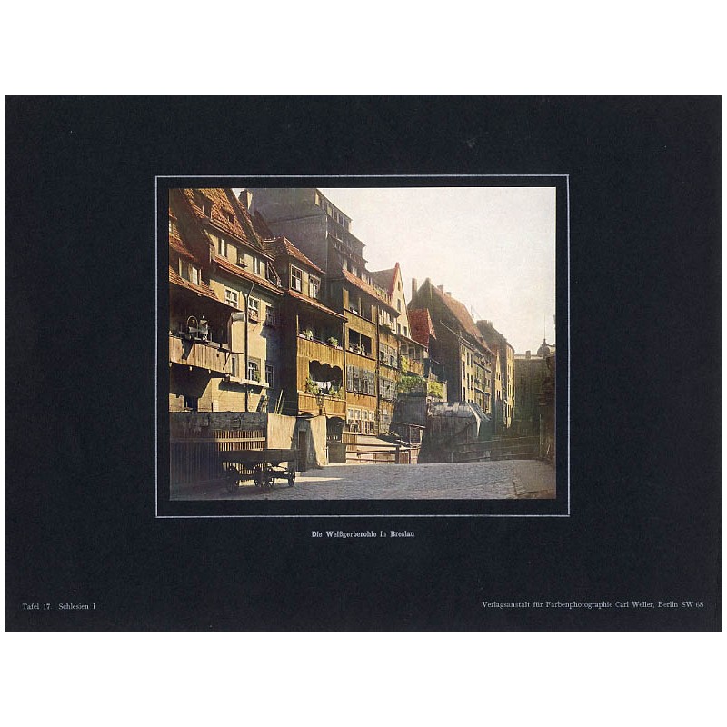 "Die Weißgerberohle in Breslau Tafel 17. Schlesien." / Wrocław. Ulica Białoskórnicza