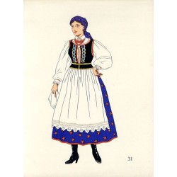 "31) Costume de Cracovie. POLOGNE"