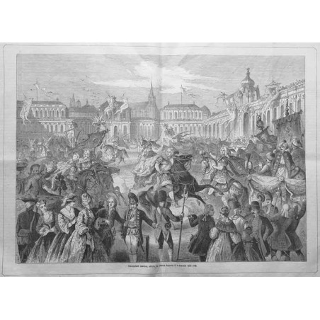 "Uroczystość Jowisza, odbyta na dworze Augusta II w Dreźnie roku 1718."