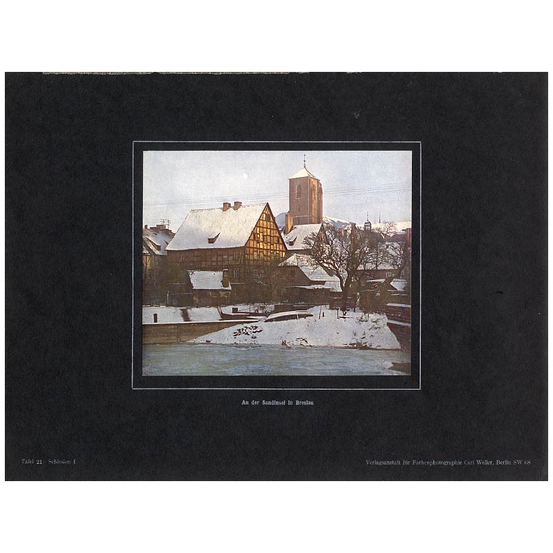 "An der Sandinsel in Breslau Tafel 21. Schlesien."