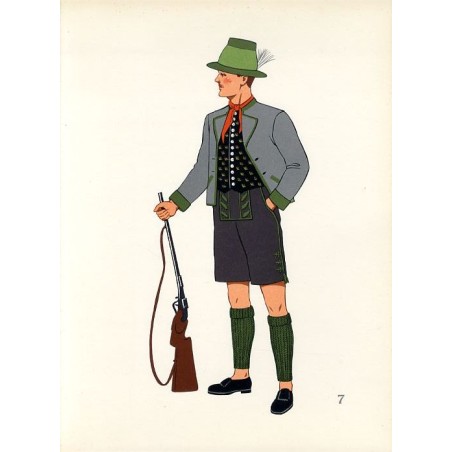 "7) Chasseur de Alt-Aussee (Styrie). AUTRICHE"