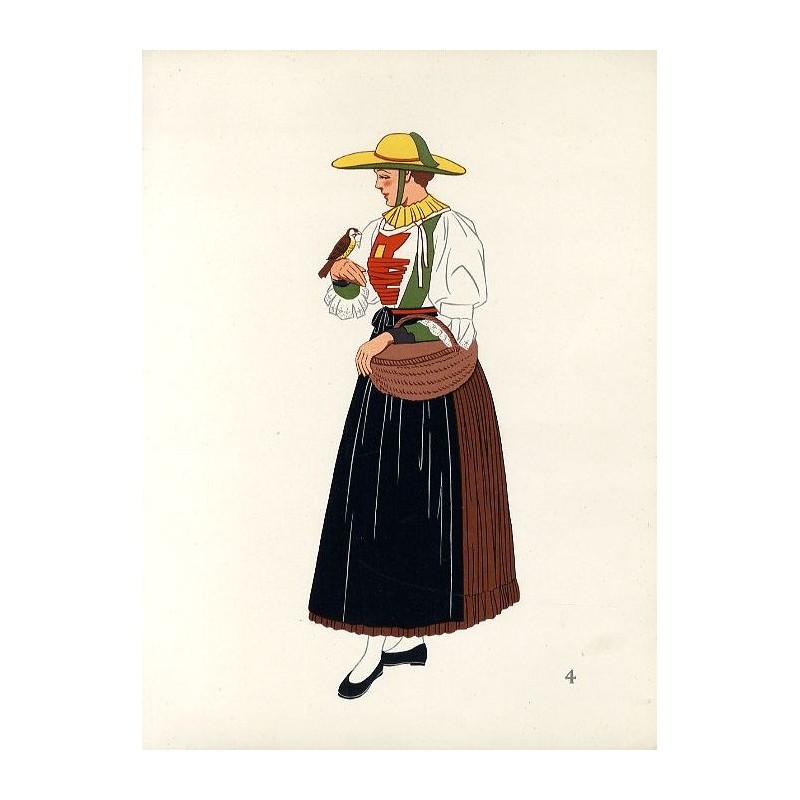 "4) Paysanne de Pfitsch. AUTRICHE"