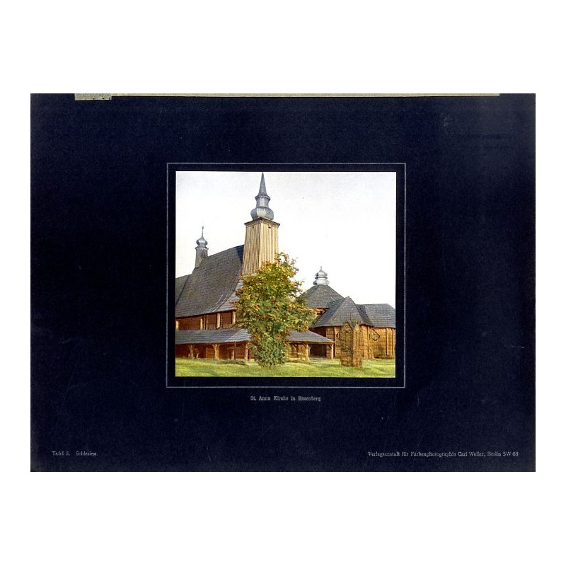 "St. Anna Kirche in Rosenberg Tafel 5. Schlesien."