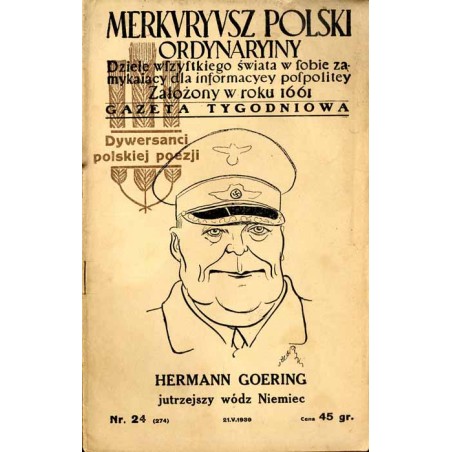 Merkuryusz Polski Ordynaryiny. Dzieje wszystkiego świata w sobie zamykający dla informacyey pospolitey. Gazeta tygodniowa. R. 7