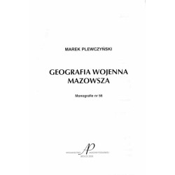 Geografia wojenna Mazowsza