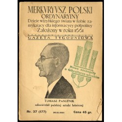 Merkuryusz Polski Ordynaryiny. Dzieje wszystkiego świata w sobie zamykający dla informacyey pospolitey. Gazeta tygodniowa. R. 5