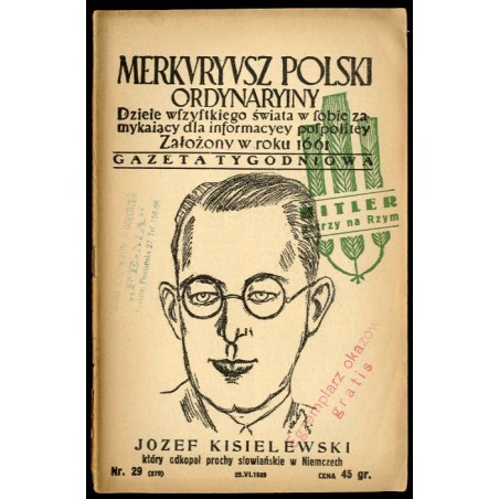 Merkuryusz Polski Ordynaryiny. Dzieje wszystkiego świata w sobie zamykający dla informacyey pospolitey. Gazeta tygodniowa. R. 7