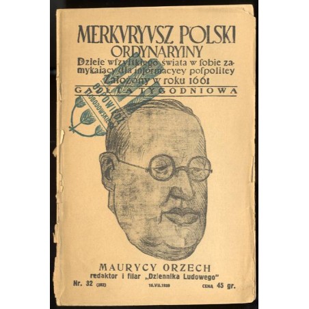 Merkuryusz Polski Ordynaryiny. Dzieje wszystkiego świata w sobie zamykający dla informacyey pospolitey. Gazeta tygodniowa. R. 7