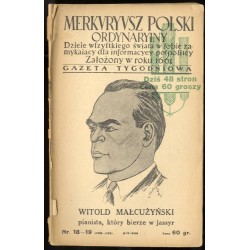 Merkuryusz Polski Ordynaryiny. Dzieje wszystkiego świata w sobie zamykający dla informacyey pospolitey. Gazeta tygodniowa. R. 7