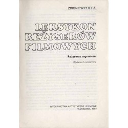Leksykon reżyserów filmowych