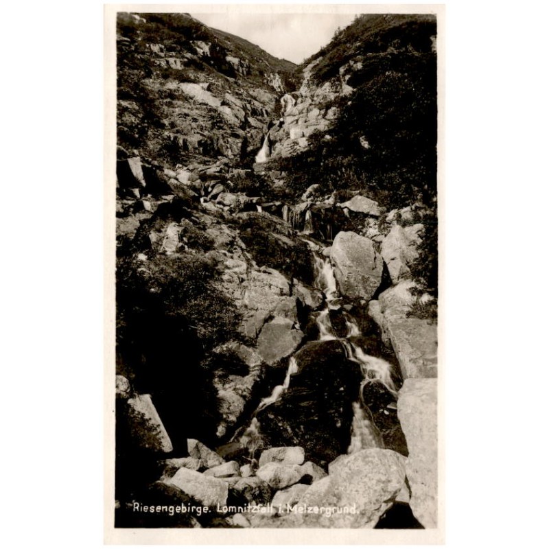 Riesengebirge. Lomnitzfall i. Melzergrund.