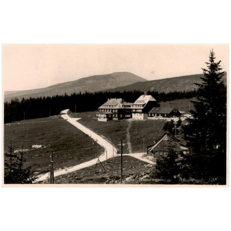 896 Riesengebirge. Adolfbaude 1200 m