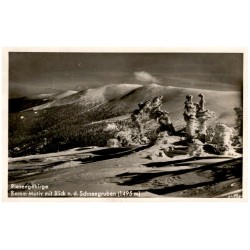 Riesengebirge. Kamm-Motiv mit Blick n. d. Schneegruben (1495 m). 34395