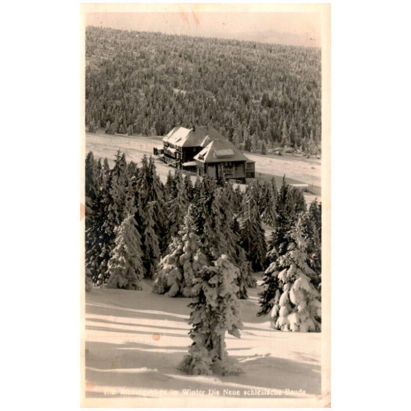 1736 Riesengebirge im Winter. Die Neue schlesische Baude