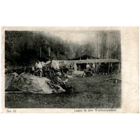 No. 51. Lager in den Waldkarpathen