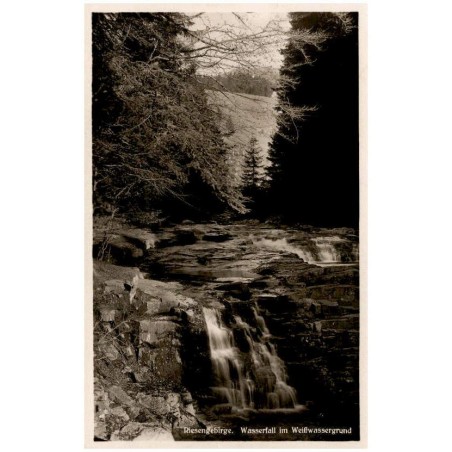 Riesengebirge. Wasserfall im Weißwassergrund