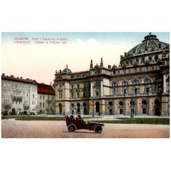 Kraków. Teatr i kawiarnia teatralna. Cracovie. Théâtre et Théâtre-Cafè.