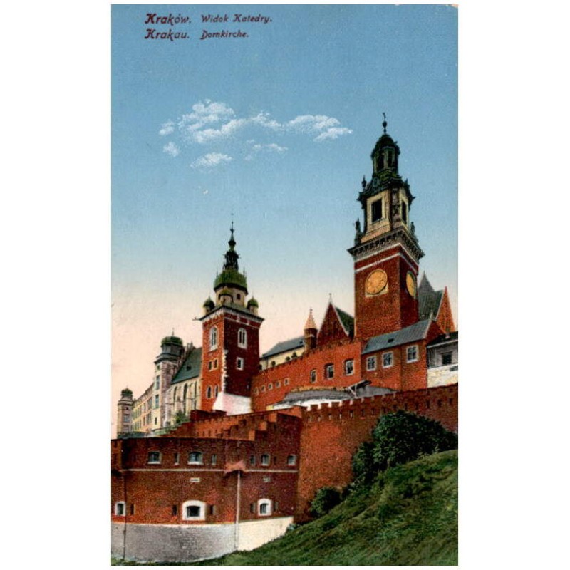 Kraków. Widok Katedry. Krakau. Domkirche.
