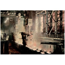 HL Huta im. Lenina. Rozlewanie stali martenowskiej