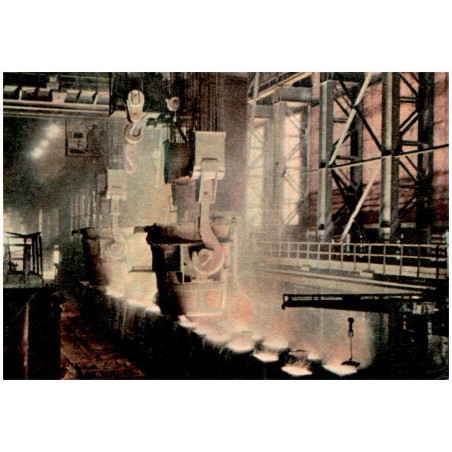 HL Huta im. Lenina. Rozlewanie stali martenowskiej