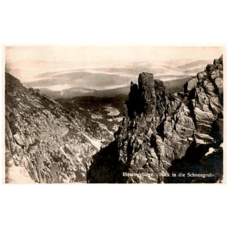 Riesengebirge. Blick in die Schneegrube.