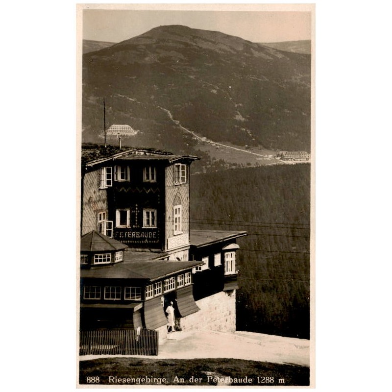 888 Riesengebirge. An der Peterbaude 1288 m