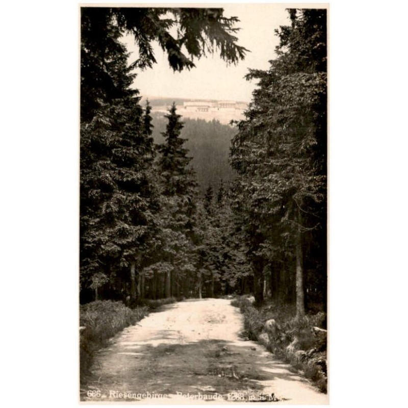 686 Riesengebirge. Peterbaude 1288 m ü. M.