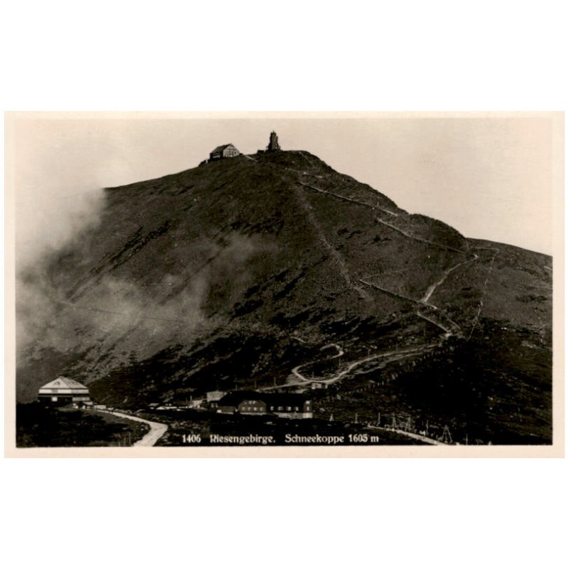 1406 Riesengebirge. Schneekoppe 1605 m