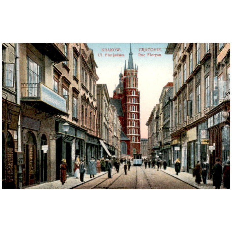 Kraków. Ul. Florjańska. Cracovie. Rue Floryan.