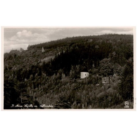 St. Anna Kapelle m. Kälberstein. Silesia 4598 / Rewers: Riesengebirge. St. Anna Kapelle m. Kälberstein