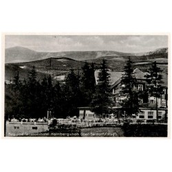 Berg- und Terassenhotel Hainsbergshöh Ober-Seidorf/Rsgb. / Rewers: Berghotel und Kaffee Hainsbergshöh. Das ganze Jahr geöffnet -