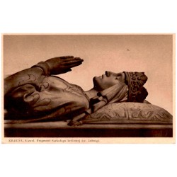 Kraków-Wawel. Fragment Sarkofagu królowej św. Jadwigi.