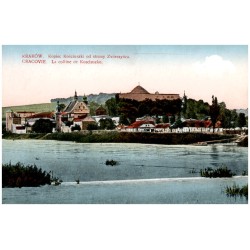 Kraków. Kopiec Kościuszki od strony Zwierzyńca. Cracovie. La colline de Kosciuszko.