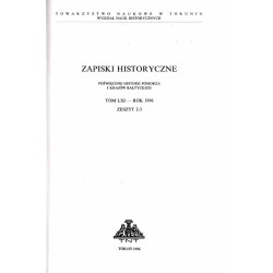 Zapiski Historyczne. Poświęcone historii Pomorza i krajów bałtyckich. T. 61 (1996). Z. 2-3 / Wokół początków diecezji chełmiński