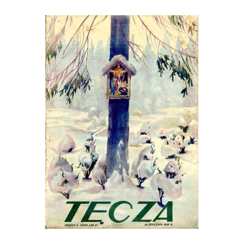 Tęcza. Ilustrowane pismo tygodniowe. R.3 (1929). Z. 4 (26 stycznia 1929) / Ludwik Misky / Podkamień powiat Brody / Sagunto Hiszp