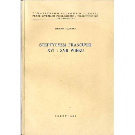 Sceptycyzm francuski XVI i XVII wieku