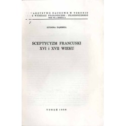 Sceptycyzm francuski XVI i XVII wieku