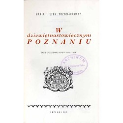 W dziewiętnastowiecznym Poznaniu. Życie codzienne miasta 1815-1914