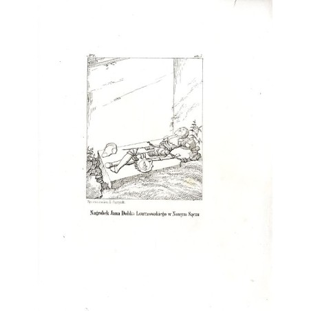 "No. 2. Nagrobek Jana Dobka Lowczowskiego w Nowym Sączu."