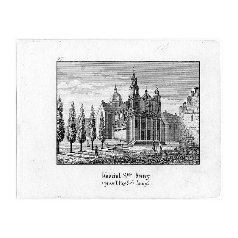 "17. Kościoł Stéj Anny (przy Ulicy Stéj Anny.)"