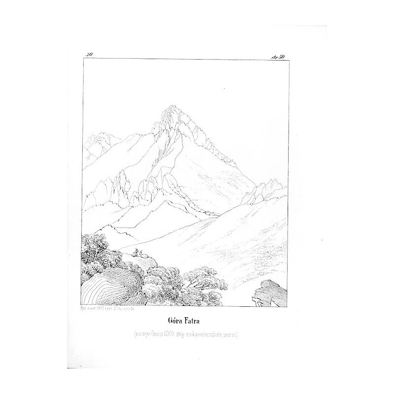 "30. Góra Fatra. (na wysokości 5000 stóp nad powierzchnią morza.)"