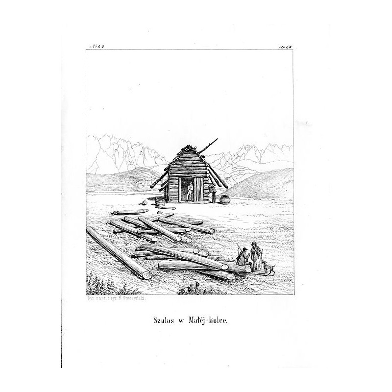 "Nr 44. Szałas w Małéj-holce."
