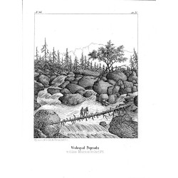 "Nr 46. Wodospad Popradu w dolinie Minguszowskiéj Nro 1."