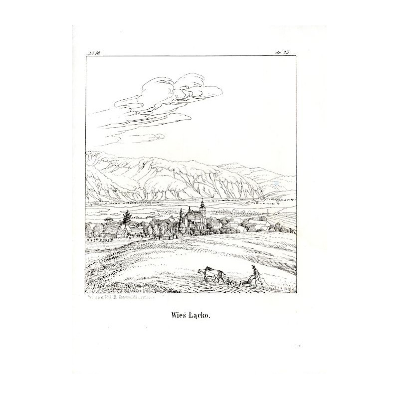 "Nr. 10. Wieś Łącko."
