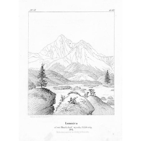 "No. 37. Łomnica od wsi Hundsdorf, wysoka 9.870 stóp. Nr 1."